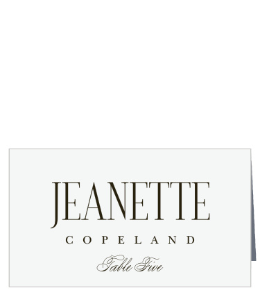 Wild Ophelia Place Cards