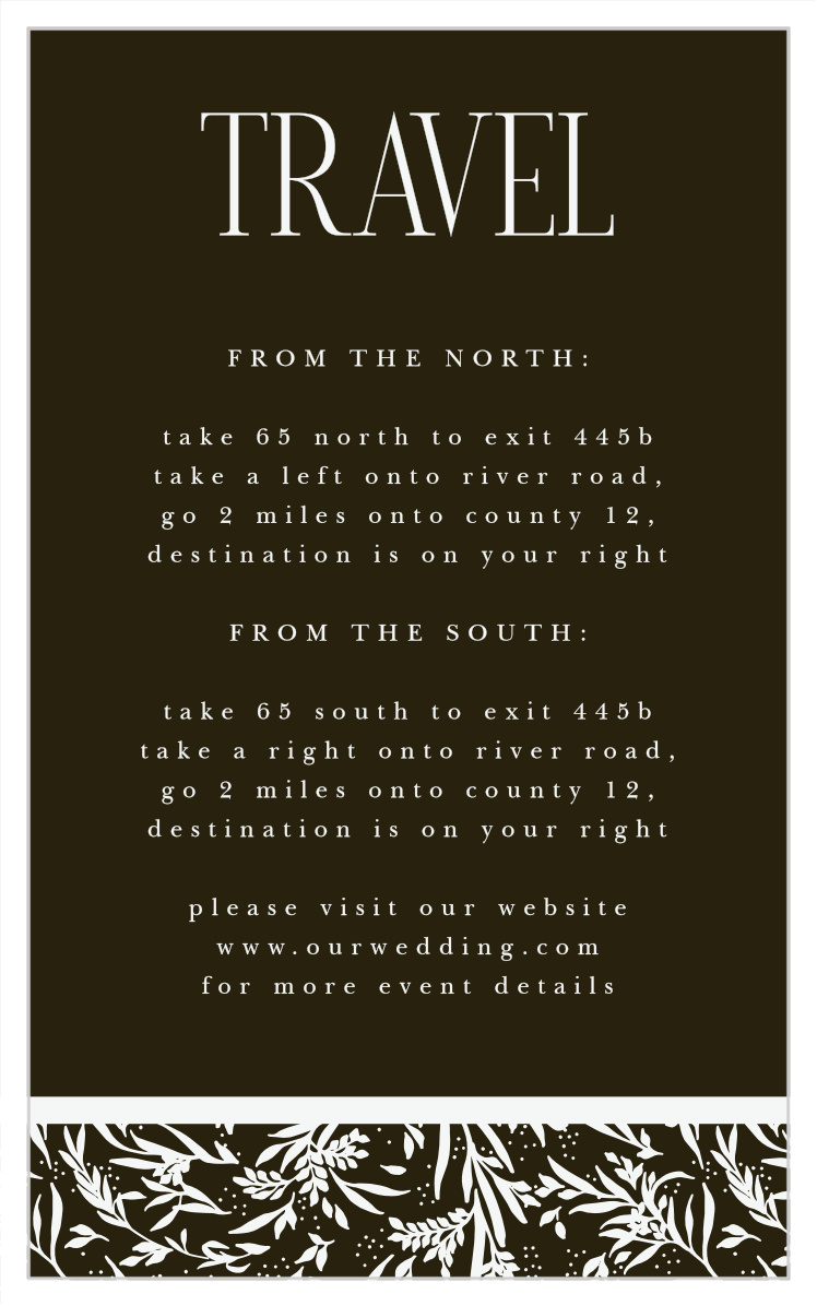 Wild Ophelia Direction Cards