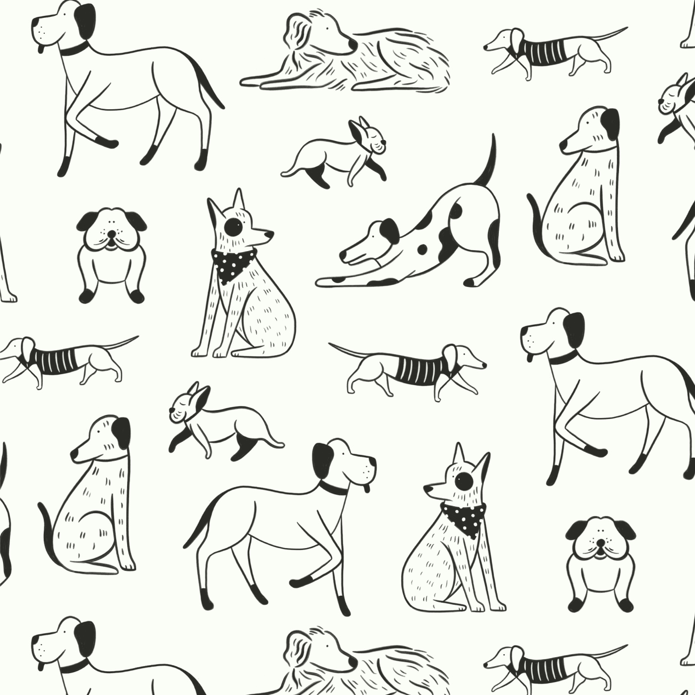 City Dogs Wallpaper
