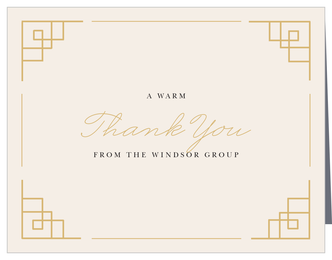 Ceremonial Celebration Gala Thank You Cards