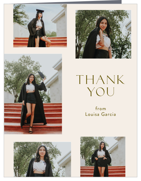 Share the big news in style with our College Scrapbook Graduation Invitations.