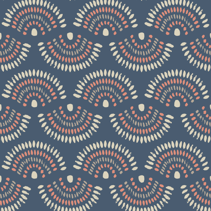 Create a unique, tribal-inspired look with our Sea Scallops Peel and Stick Wallpaper.