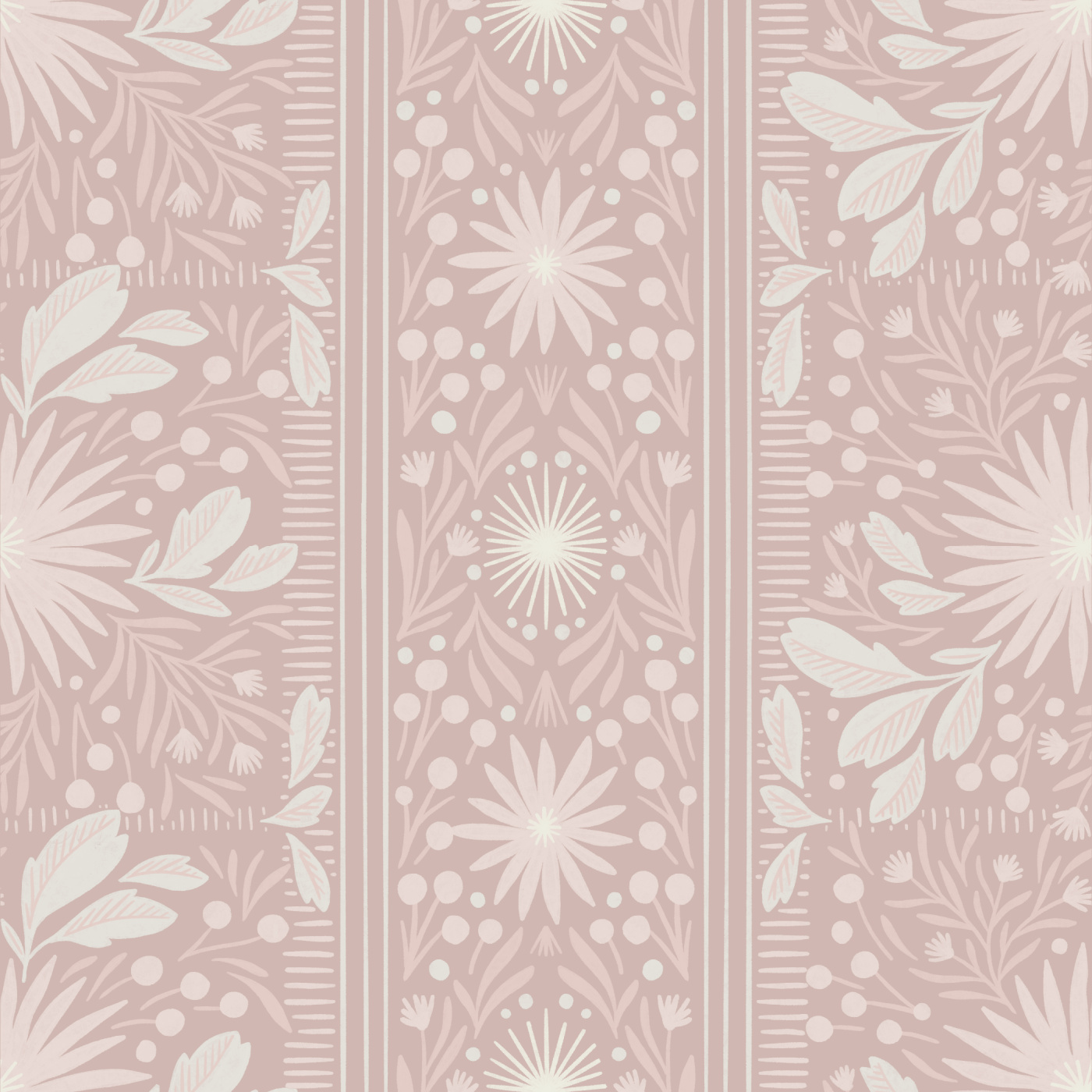 Flower Rows Wallpaper