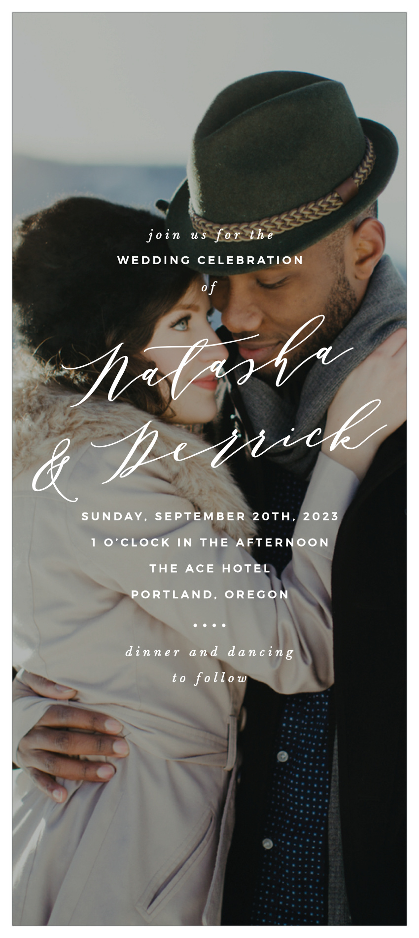 Passionate Forever Tea Wedding Invitations