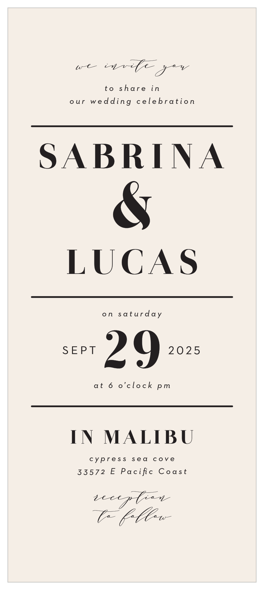 Cutest Couple Tea Wedding Invitations