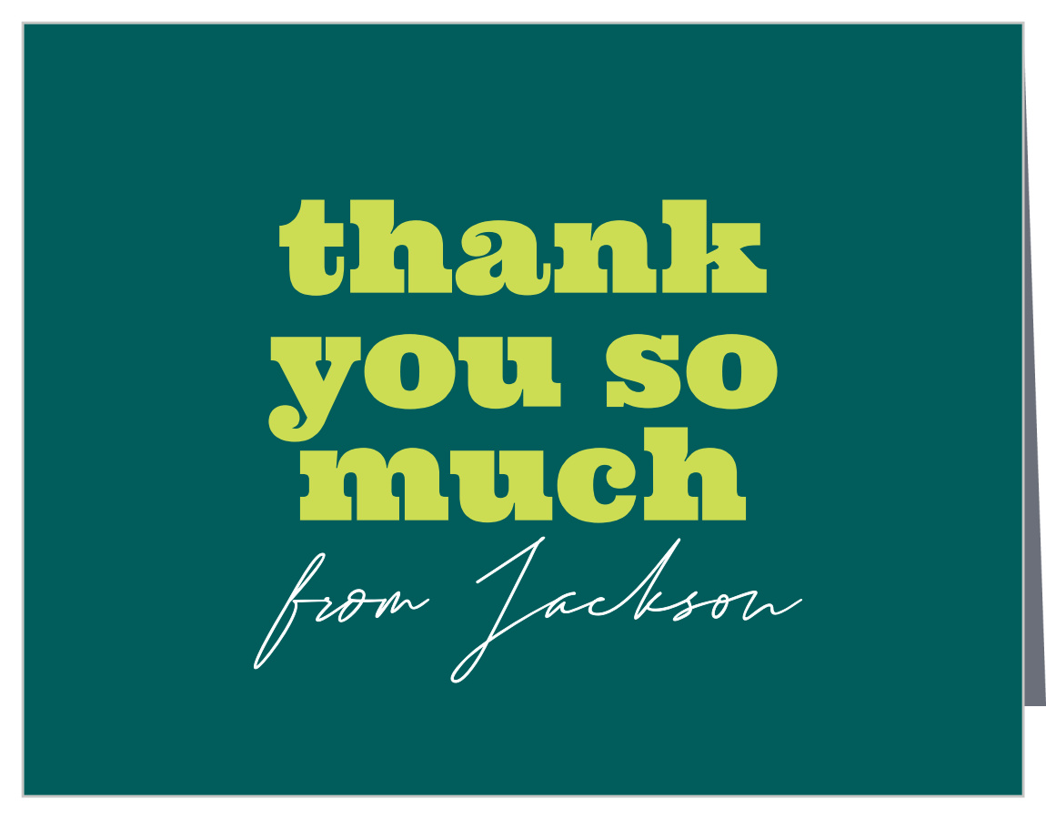 Diaper Date Baby Shower Thank You Cards
