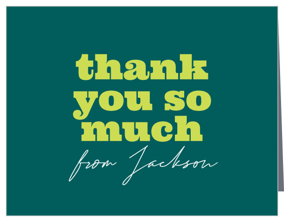 Show your appreciation with our Diaper Date Baby Shower Thank You Cards. 
