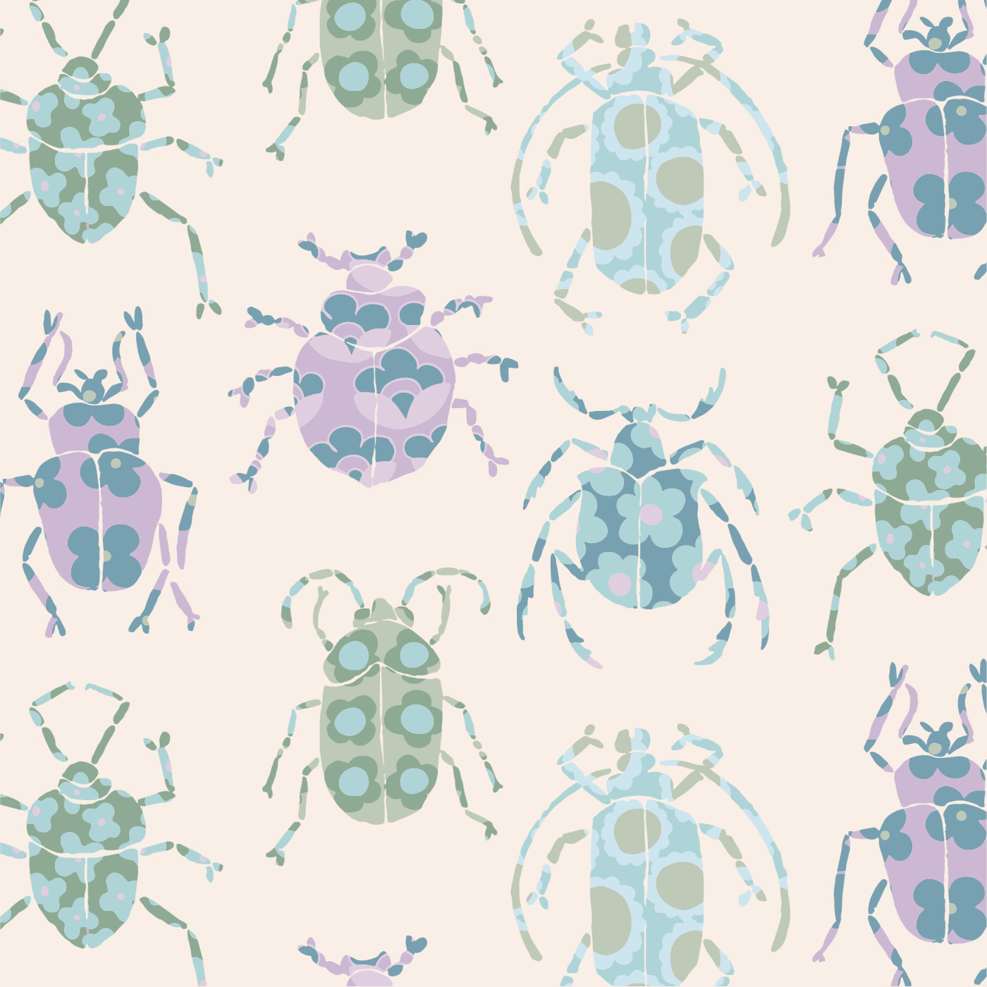 Bright Bugs Wallpaper