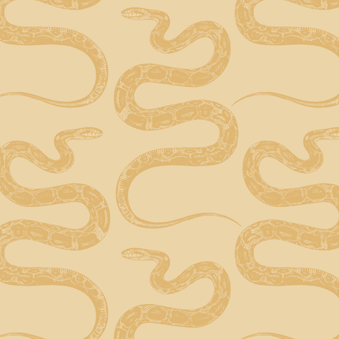 Mirrored Snakes Wallpaper