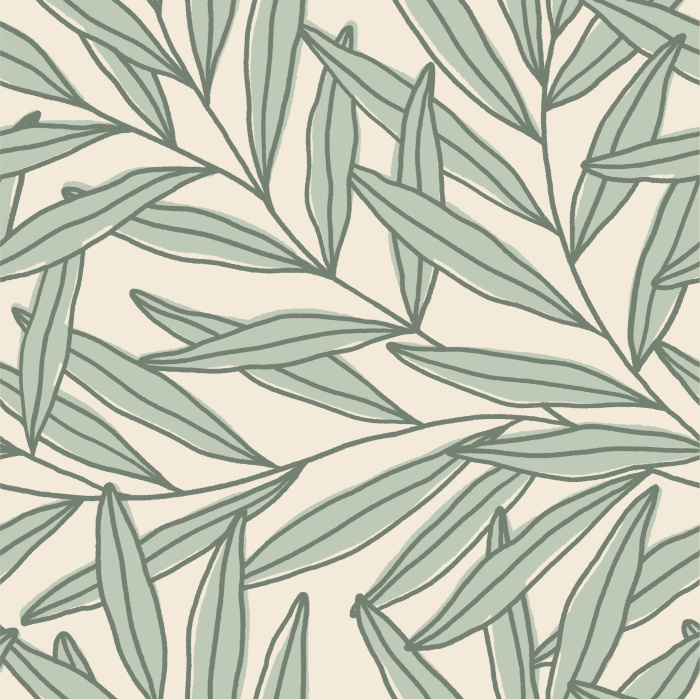 Bring a touch of greenery to any wall in your home with our Palm Jungle Peel and Stick Wallpaper.