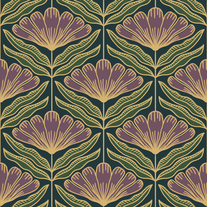 Create an unforgettable space with our Radiant Damask Peel and Stick Wallpaper. 