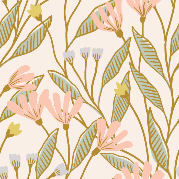 Breathe new life to any wall in your home with our Tropical Floral Peel and Stick Wallpaper.