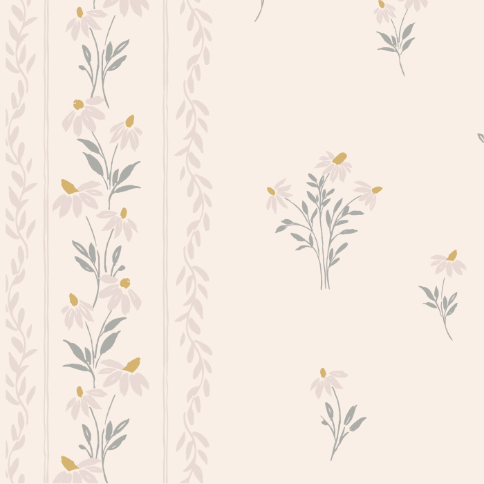 Add a classic statement to any wall in your home with our Rural Fairytale Peel and Stick Wallpaper.