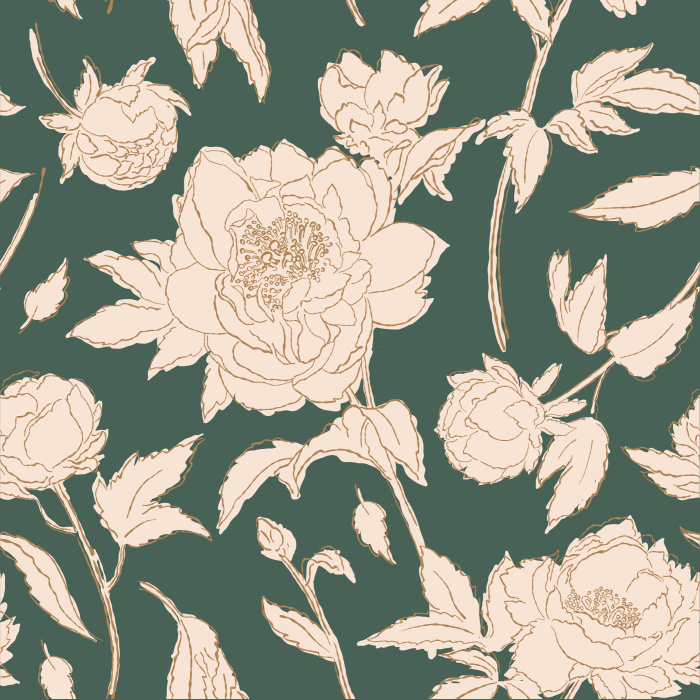 Our Sketched Peonies Peel and Stick Wallpaper is sure to bring a floral touch to any wall in your home.