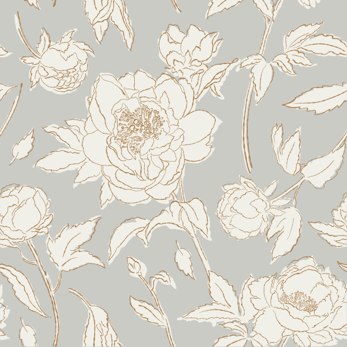 Our Sketched Peonies Peel and Stick Wallpaper is sure to bring a floral touch to any wall in your home.