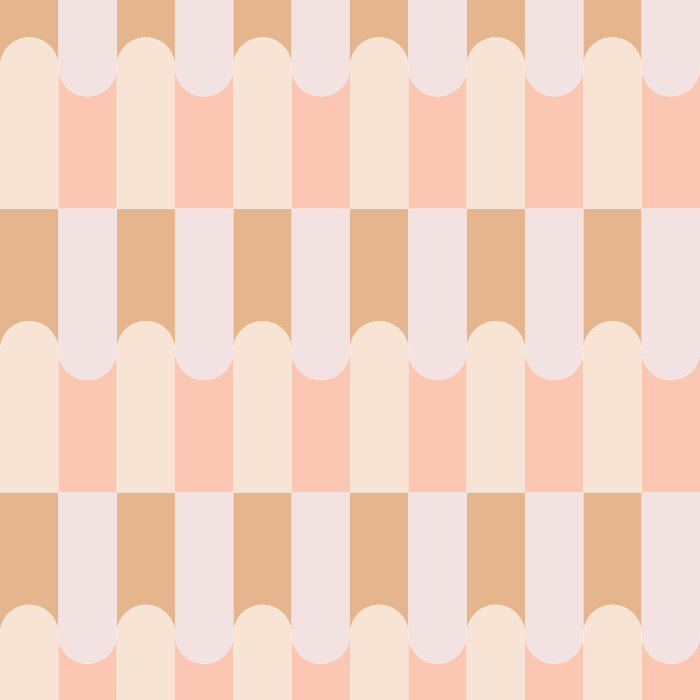 Bring any wall in your home back to the retro days with our Geometric Wave Peel and Stick Wallpaper.