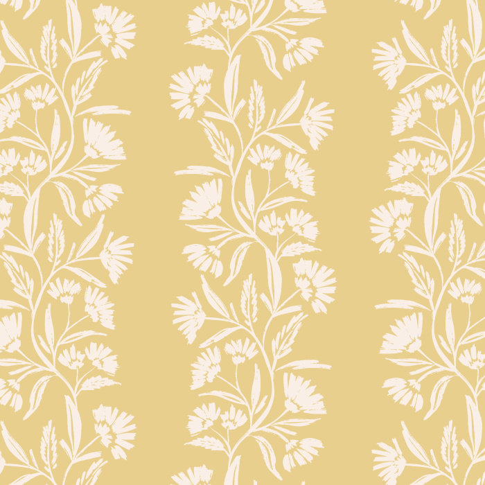 Create something absolutely timeless with our Etched Chrysanthemum Peel and Stick Wallpaper.
