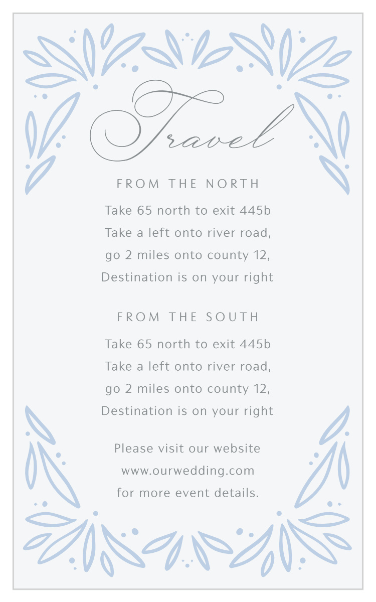 Bursting Frame Direction Cards
