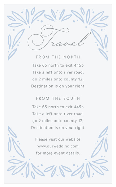 Bursting Frame Direction Cards