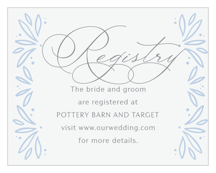 Bursting Frame Registry Cards