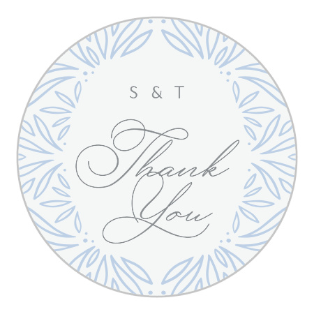 Bursting Frame Wedding Stickers