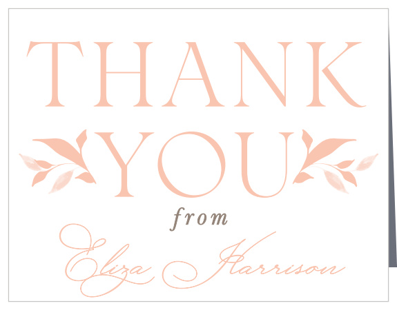 Let family and friends know how much you appreciate them with our Growing Vines Birth Announcements Thank You Cards.