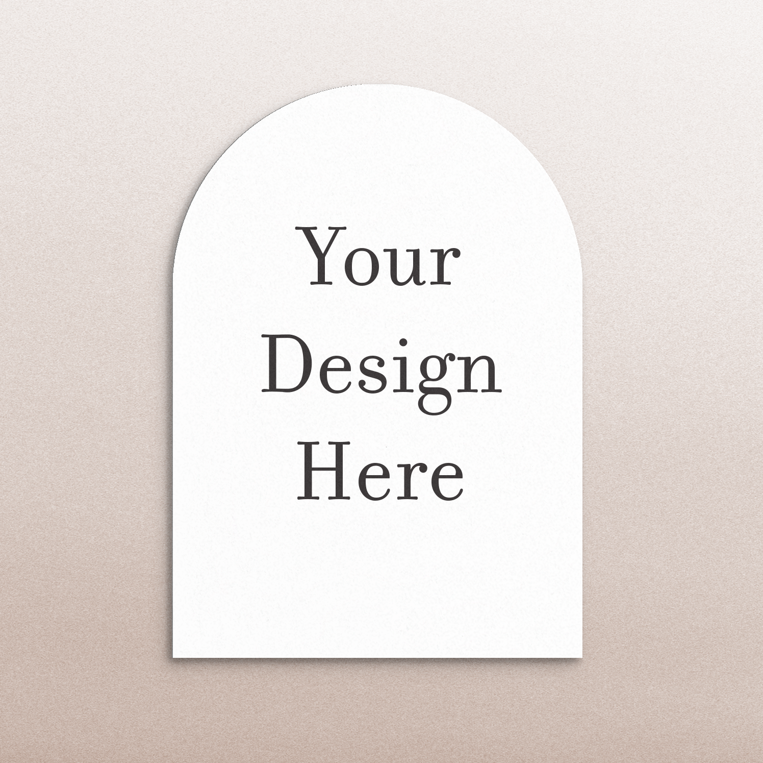 Upload Your Own Design Portrait Wedding Invitation