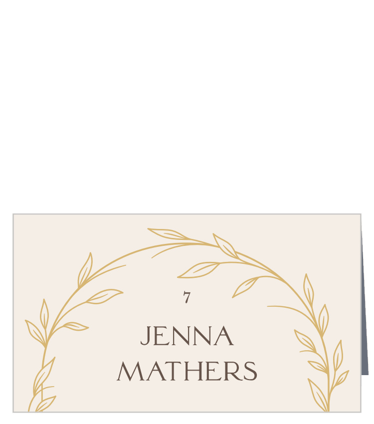 Arched Vine Place Cards
