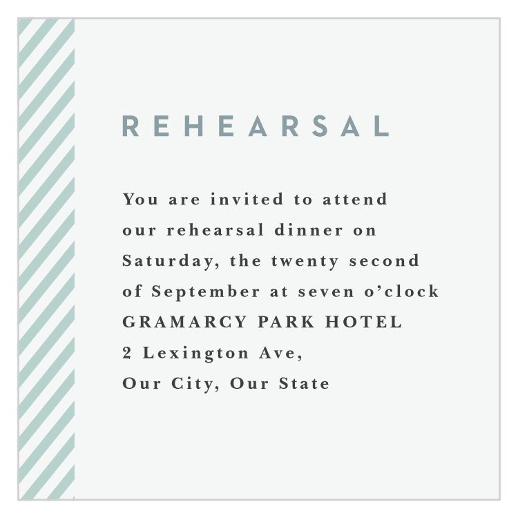 Boarding Pass Rehearsal Cards