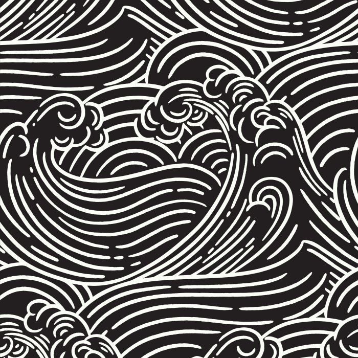 Transform your space with our Rolling Waves Peel and Stick Wallpaper. 
