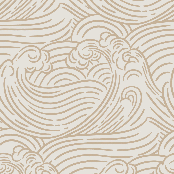 Transform your space with our Rolling Waves Peel and Stick Wallpaper. 