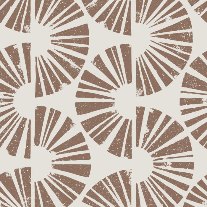 Add a splash of color to your space with our Sun Twist Peel and Stick Wallpaper.