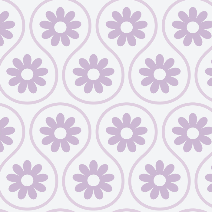 Create a funky accent wall anywhere in your home with our Daisy Waves Peel and Stick Wallpaper.