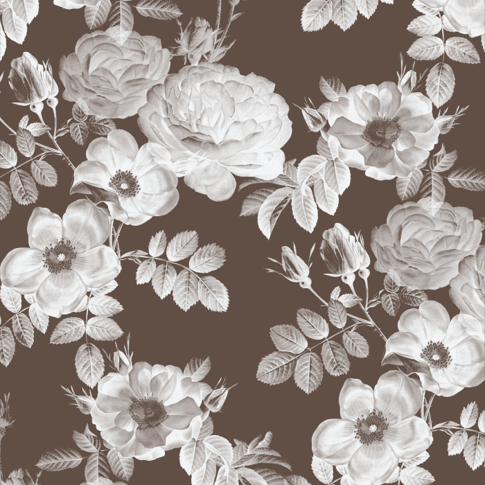 Add a bold, realistic touch of nature to any wall in your home with our Botanical Bliss Peel and Stick Wallpaper.