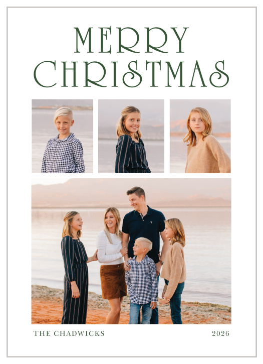 Spread some holiday cheer with our To The Point Christmas Cards. 