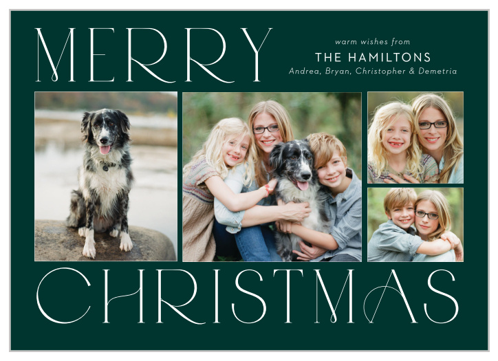 Start the holiday season right with our Modern Lettering Christmas Cards.