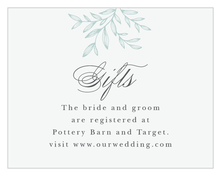Photo Split Registry Cards