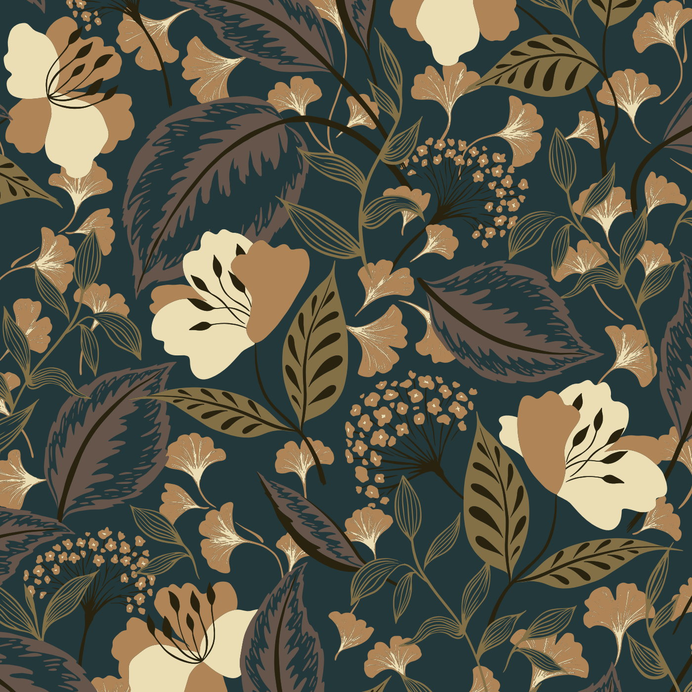 Wild Botanique Wallpaper