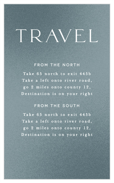 Textured Camille Direction Cards