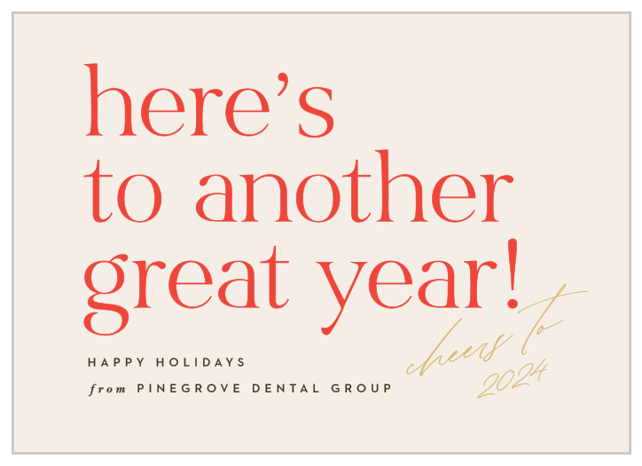 Reinforce good feelings between you and your clientele with our Simply Grateful Corporate Holiday Cards. 