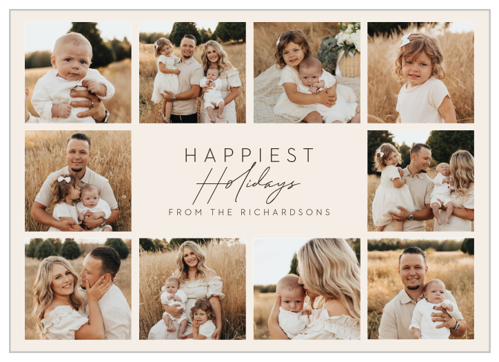 Share all your favorite memories with our Square Snaps Holiday Cards. 