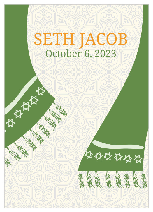 With its  awesome Hanging Shawl, and clear as day wording, this invite is the perfect combination of fun and classy.