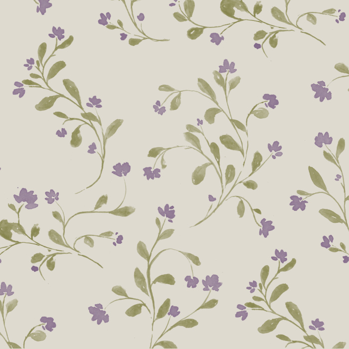 Transform your room into an enchanting garden with the help of our Linnea Flowers Peel and Stick Wallpaper.