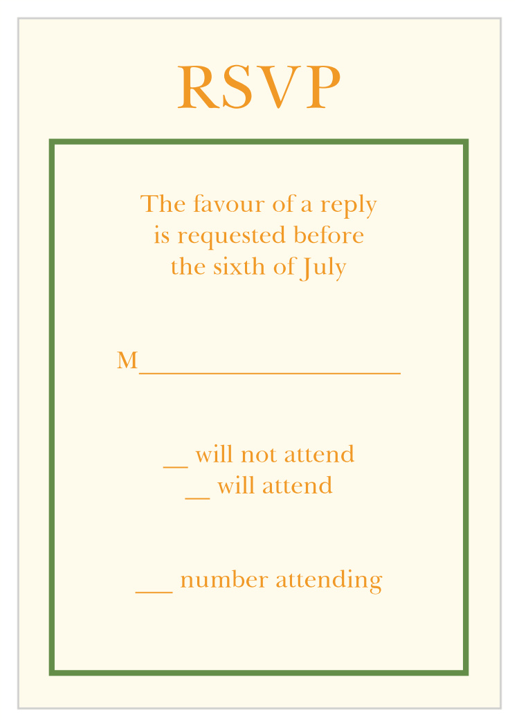 Hanging Shawl Bar Mitzvah Response Cards