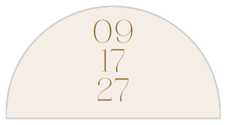 Simple Wave Wedding Arch Accent Cards