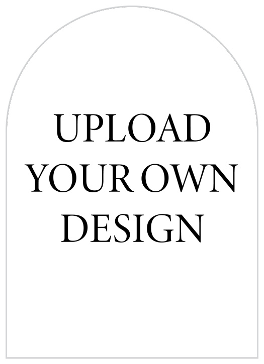 Upload your own design and let us print your arched programs for you on one of our luxurious paper types.
