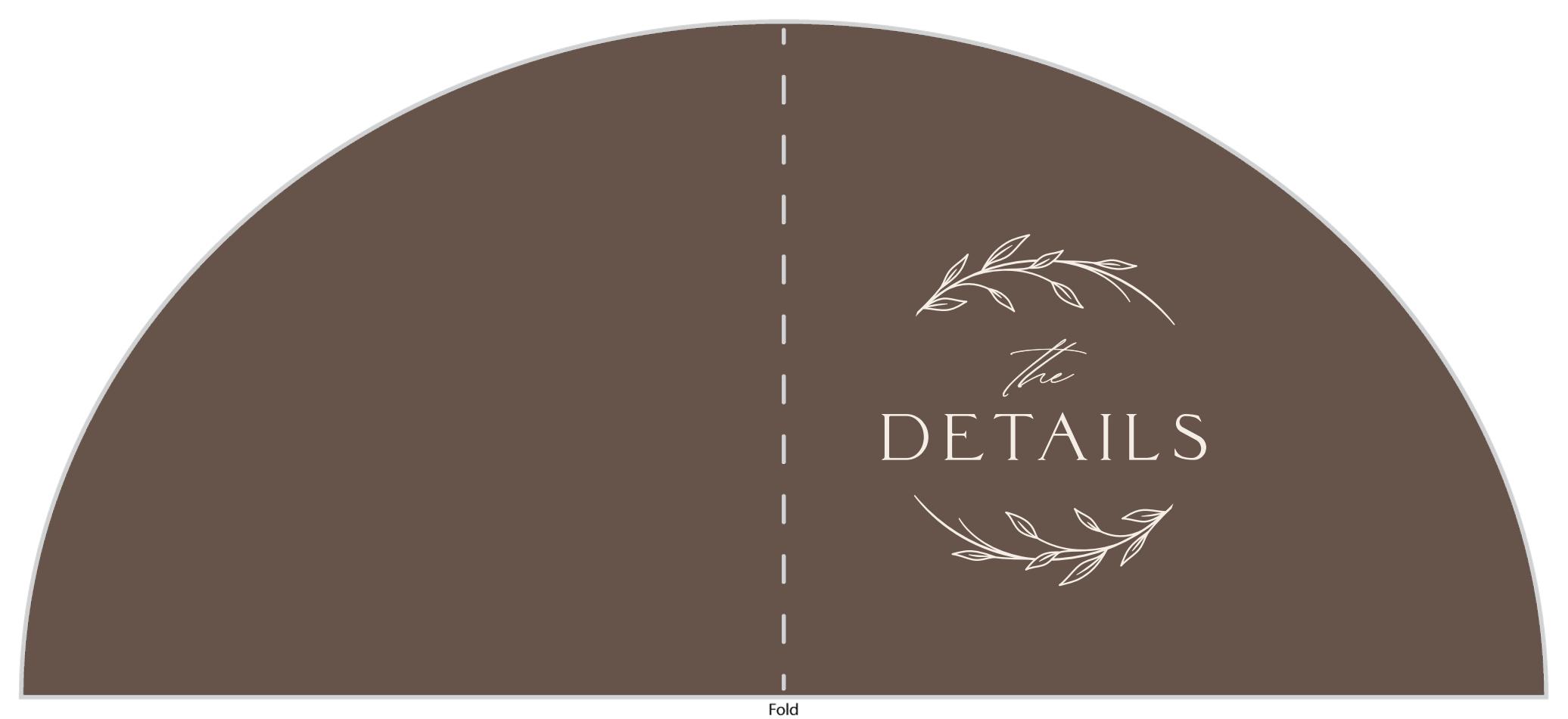 Forest Woods Wedding Arch Detail Cards