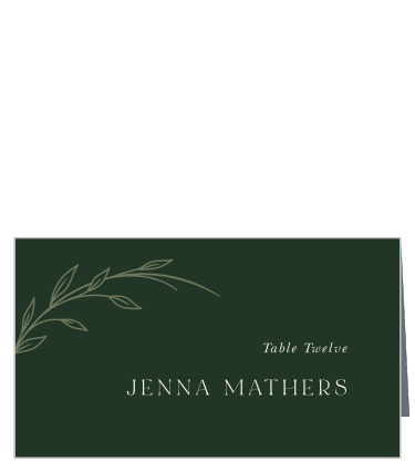 Our Forest Woods Wedding Arch Place Cards are sure to help family and friends easily find their seats for your wedding.