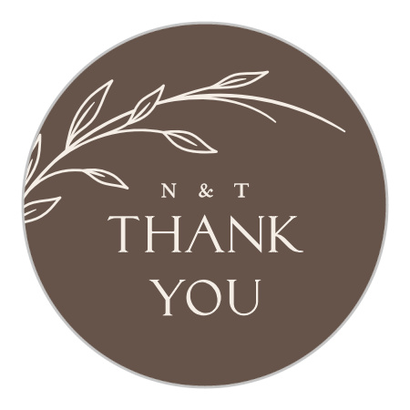 Forest Woods Wedding Arch Stickers