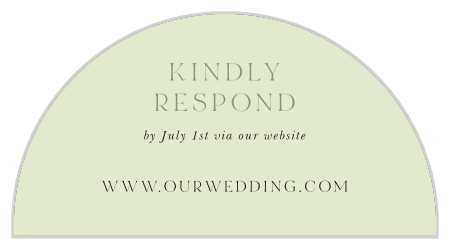 Botanique Elegance Wedding Arch Accent Cards